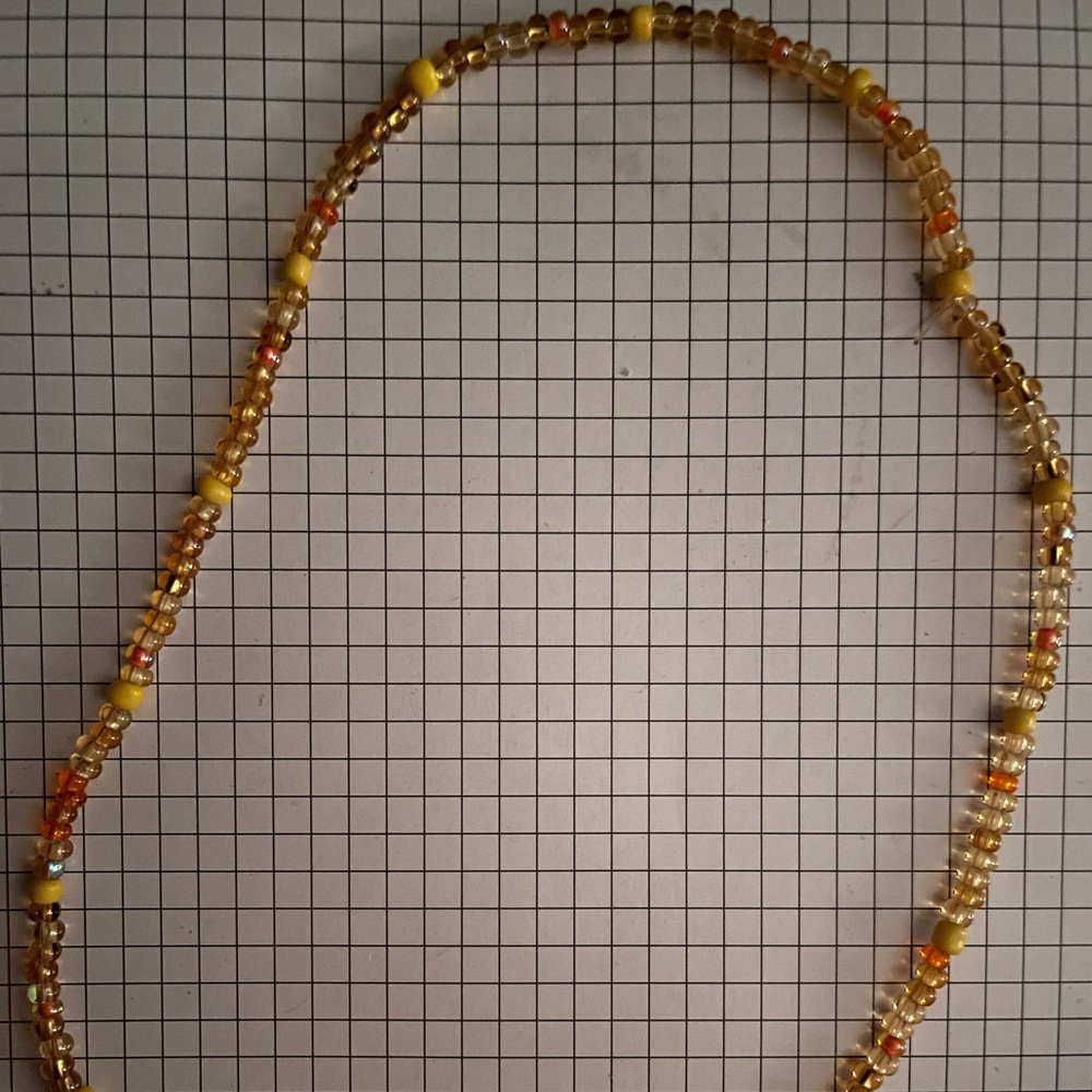 Handmade beaded necklace (unisex)